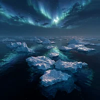 Floating Ice Islands - Diamond Painting