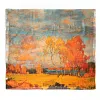 100% Nautral Silk Beautiful Painting Scarf