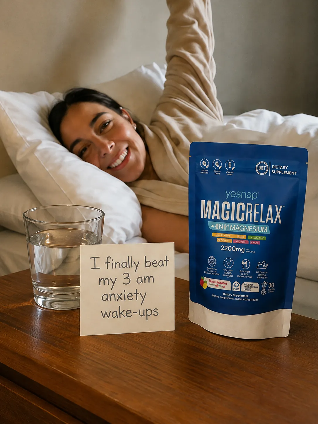 Customer holding MAGICRELAX
