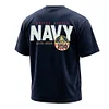 Men's Vintage 250th Anniversary Navy American Flag Patriotic Short-Sleeve Cotton T-Shirt by Inlyline