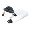 PVC Thickened Ski Ring with Handles Inflatable Ski Board Kids Snow Sledding Tool