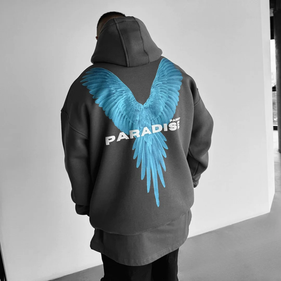 Oversize Parrot Hoodie