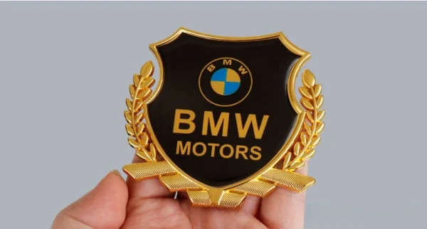 Car Logo Rear Window Triangle Glass Side Logo Metal Car Logo Sticker Decoration