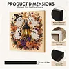 Kit de peinture de perles DIY pour Halloween avec perles de perles avec cadre 30x30cm