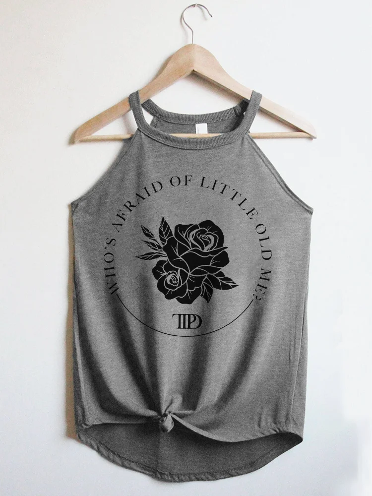 Who’s Afraid of Little Old Me Print Tank Top