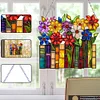 DIY Books And Flowers Diamond Painting Pendant (Single-Sided)