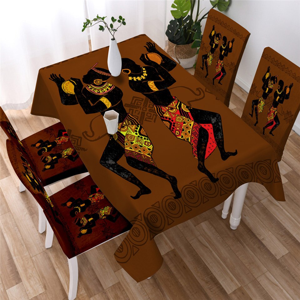 

African - Tablecloth Without Chair Cover, 140*210cm, 501 Original