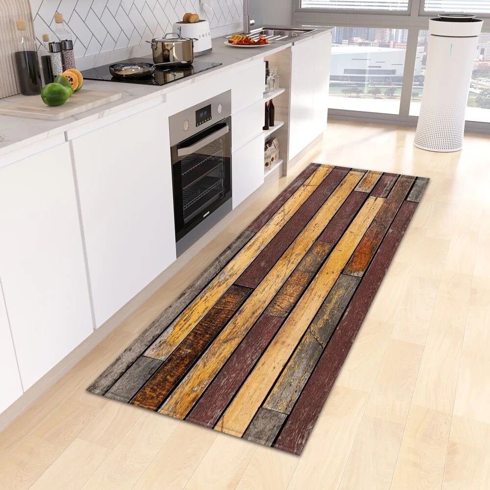 Modern Kitchen Floor Mat Home Entrance Doormat Bedroom Living Room Children Decoration Carpet Hallway Balcony Bath Anti-Slip Rug