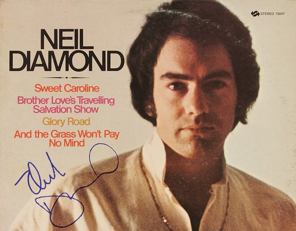 NEIL DIAMOND Signed 'Sweet Caroline' Photo Poster paintinggraph - Pop Singer - preprint