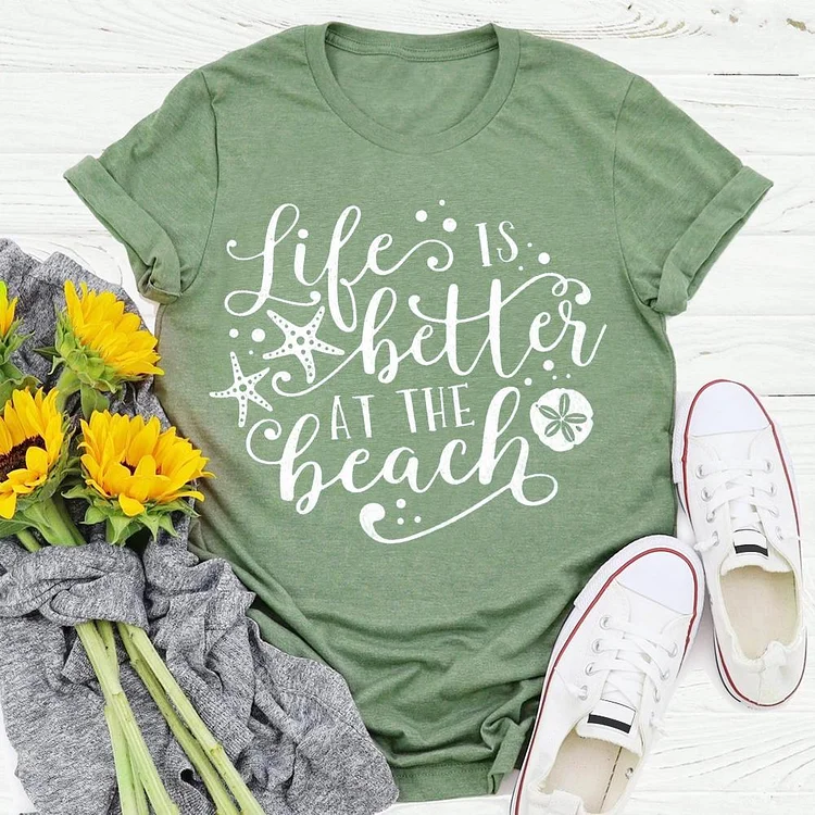 Beach Summer life T-shirt Tee - 01512