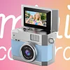 Thumb-sized Flip Screen Mini Camera - Digital Retro CCD High-Definition Portable Small Camera for Students and Campuses
