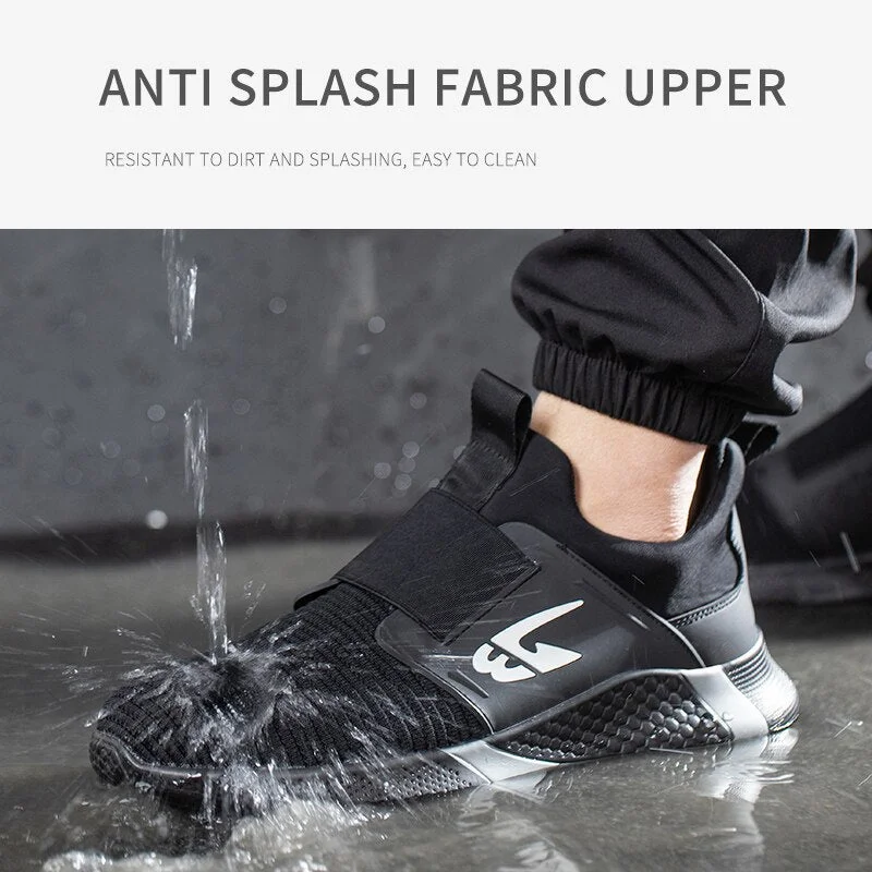 Men Boots Work Shoes Women Working Safety Shoes With Steel Toe Cap Kevlar Red Lightweight Ankle Boots Water Proof Sneakers New