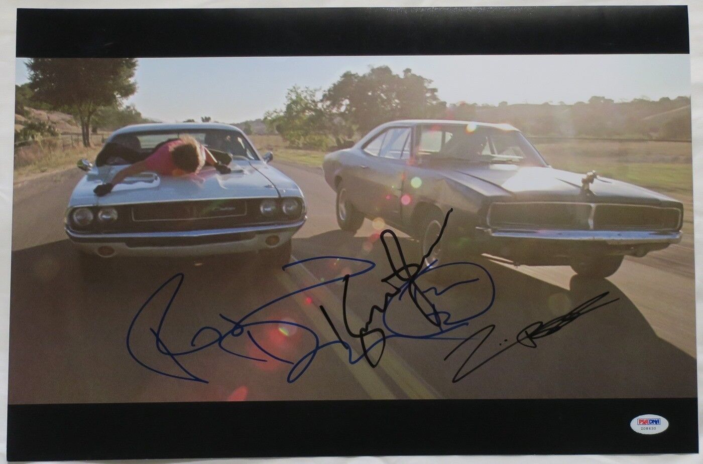 Russell/Dawson/Thoms/Bell Signed Death Proof Auto 12x18 Photo Poster painting PSA/DNA #Z08630