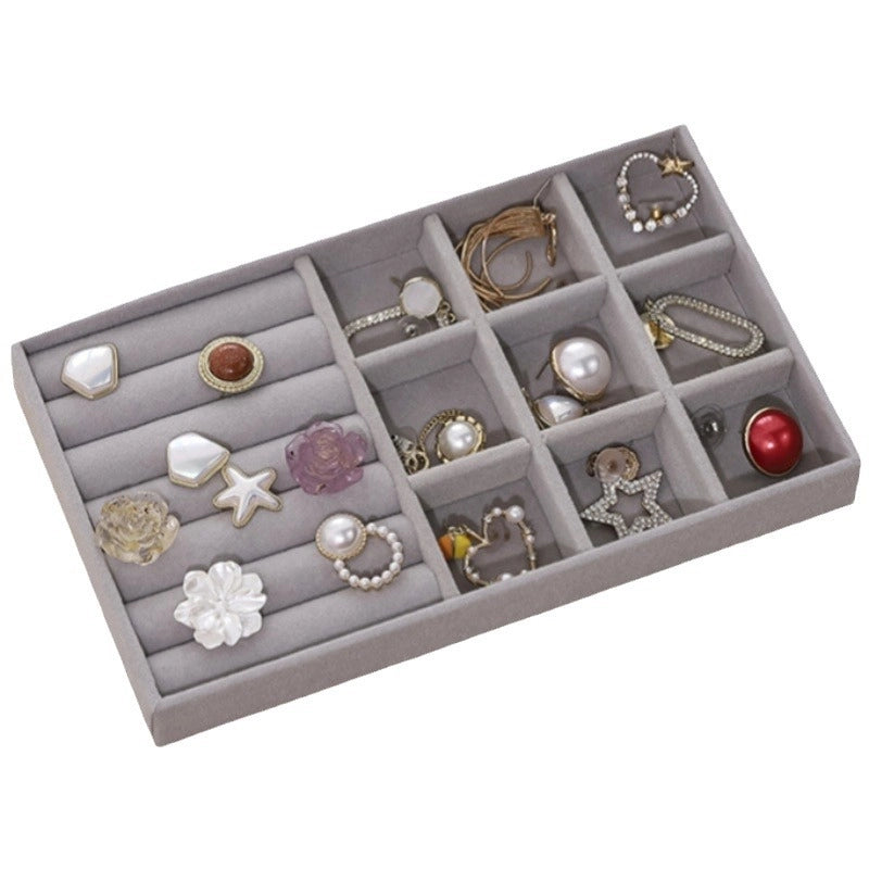 1 Piece Velvet Minimalist Classic Style Solid Color Jewelry Boxes