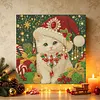 DIY Special Shape Pearl Painting Art - Christmas cat