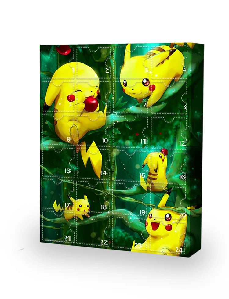 Pikachu Advent Calendar -- The One With 24 Little Doors