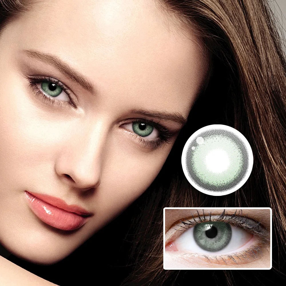 Fujino Green Colored Contact Lenses