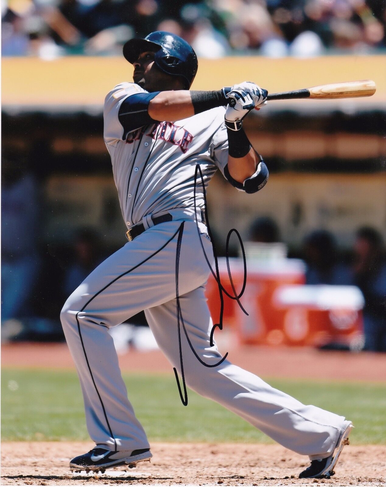 NELSON CRUZ SEATTLE MARINERS ACTION SIGNED 8x10