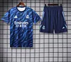 2025/2026 Real Madrid Pre-Match Training Blue Shirt+Shorts 1:1 Thai Quality
