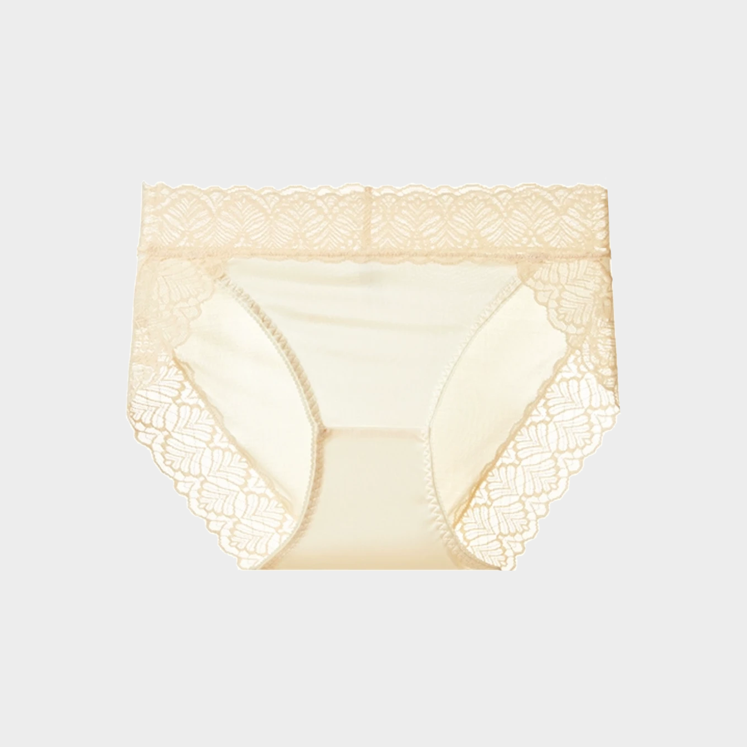 Ethereal Silk Lace Panties Middle Waist REAL SILK LIFE