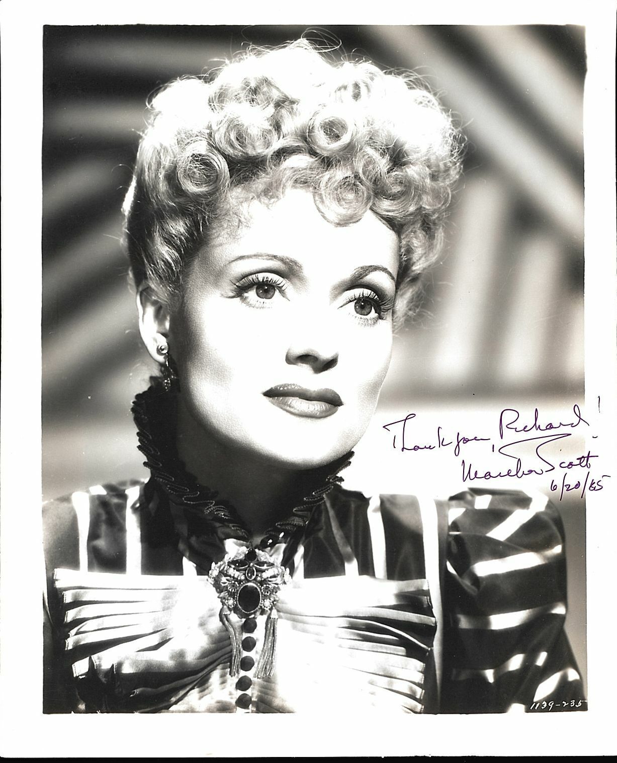 MARTHA SCOTT, (DECEASED) BEN HUR