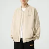 Men's New Suede Stand Collar Bomber Jacket
