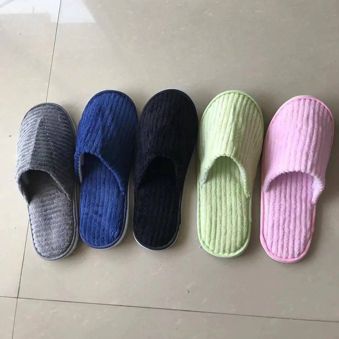5 Pairs Winter Slippers Men Women  Hotel Disposable Slides Home Travel Sandals Hospitality Footwear One Size on Sale