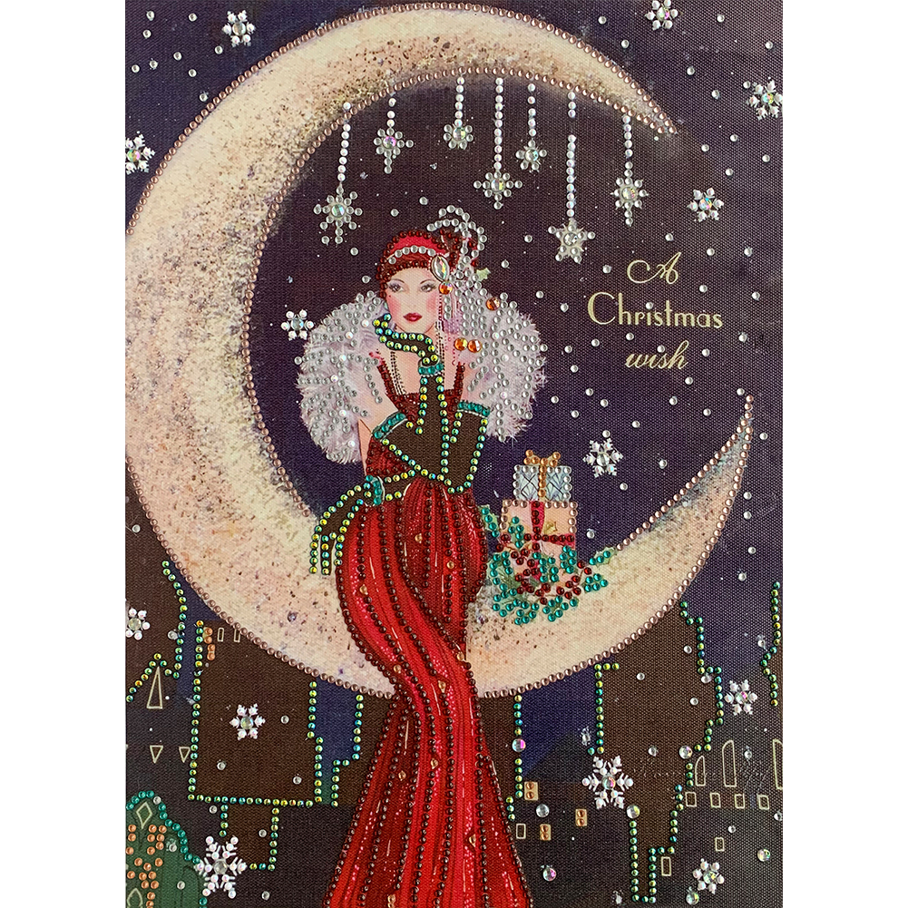 

Elegant Lady - Special Shaped Diamond Painting - 30*40CM, 501 Original