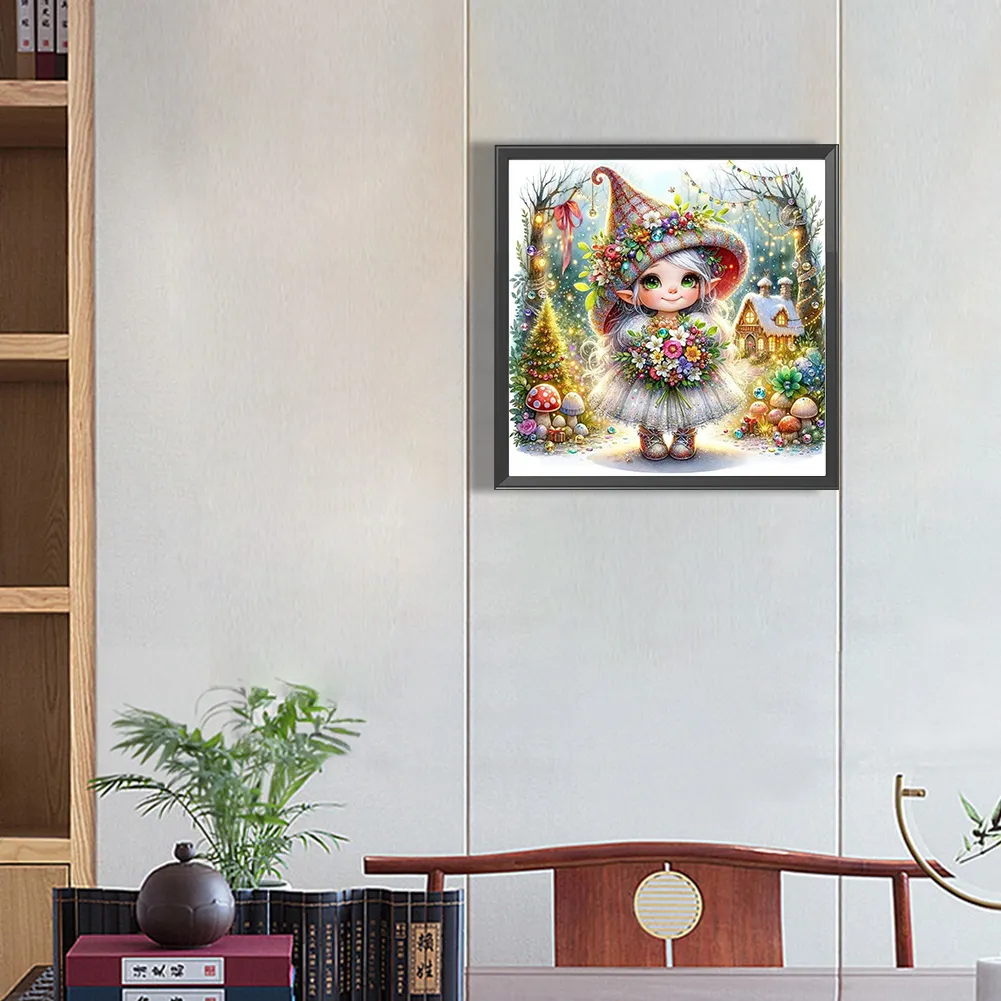 Partial AB Diamond Painting - Full Round Drill - Witch(Canvas|45*45cm)