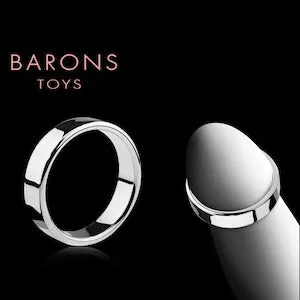 pornhint Pornhint 9 Sizes Cock Ring Stainless Steel, Delay ejaculation BDSM Sex Toy men, Metal Chastity Devices, Gifts for Him, Adult Games, Sex Toys, Mature
