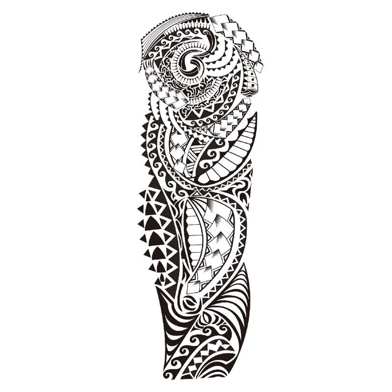 Sdrawing Tattoos Arm Sleeve Man Skeleton Hand Tiger Fish Fox Animal Stickers Supernatural Fake Tattoo Evil For Men Waterproof 1028-0