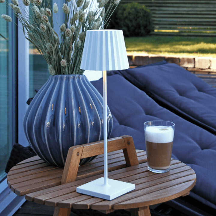 Modern Rechargeable LED Metal Table Lamp