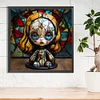 Halloween Horror Doll Glass Painting 30*30CM(Canvas) Full Round Drill Diamond  Painting