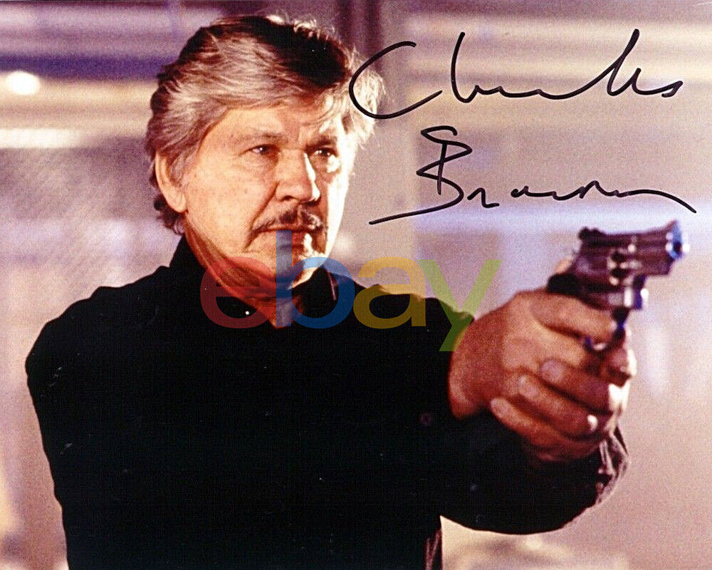 CHARLES BRONSON SIGNED 8X10 Photo Poster painting DEATH WISH reprint