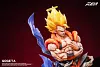 1/5 Scale Super Saiyan Gogeta Bust Statue - Dragon Ball Resin Statue - FXW Studio