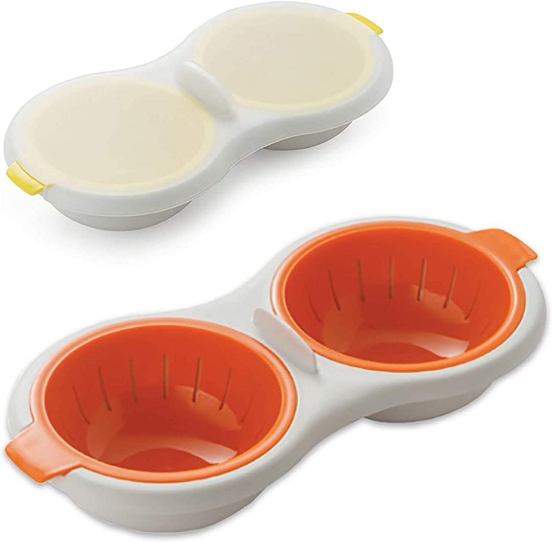 Draining Egg Boiler Double Cups