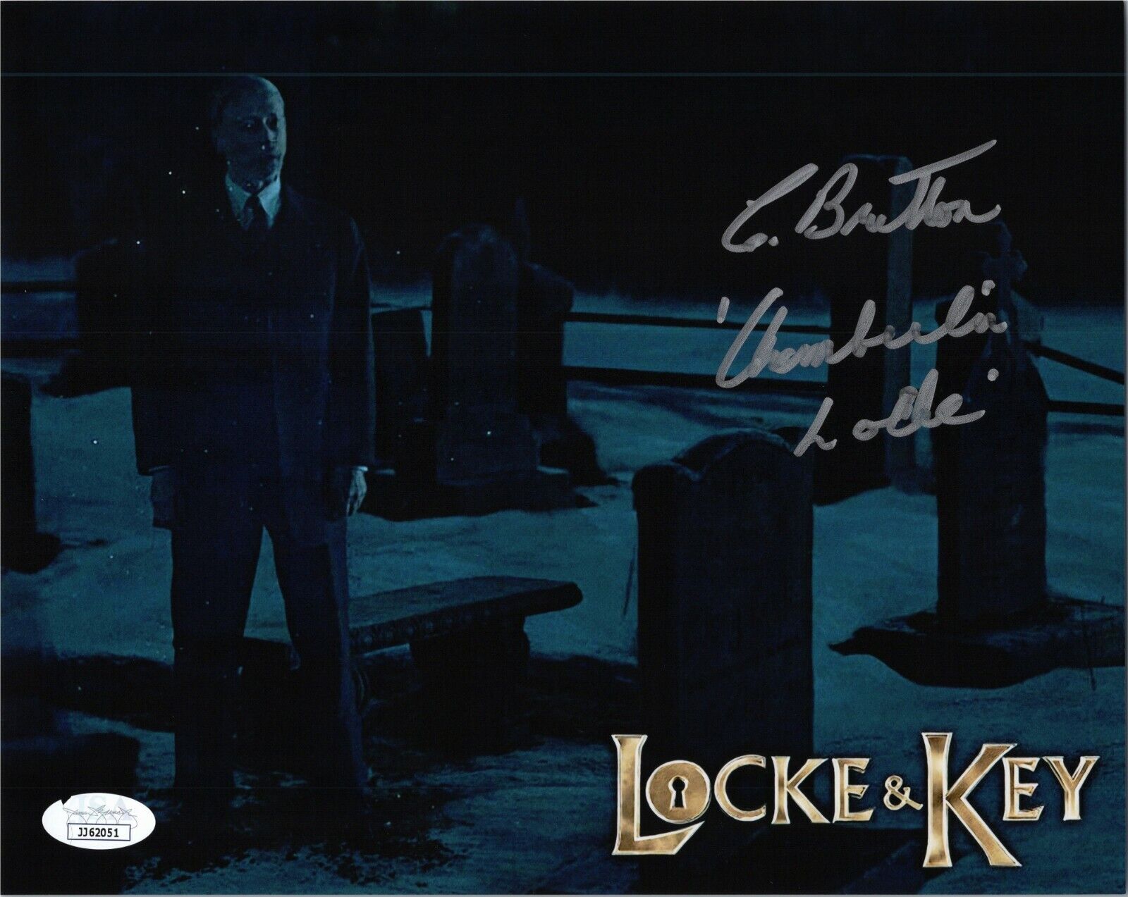 CHRIS BRITTON Authentic Hand-Signed LOCKE & KEY CHAMBERLIN