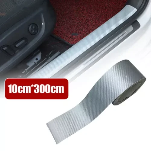 Dronehint Car Parts Door Plate Sill Scuff Cover Protector Anti Scratch Strip Sticker Trims (For: GMC) Parts