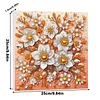 (Pre-Framed)Flowers-Special Shape Diamond Painting Kit(25x25cm)