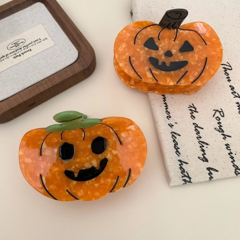 Halloween Cute Women’s Pumpkin Acetic Acid Sheets Hair Claws