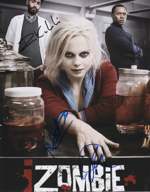 GFA Rose McIver and more * iZOMBIE CAST * Signed 8x10 Photo Poster painting Z3 COA