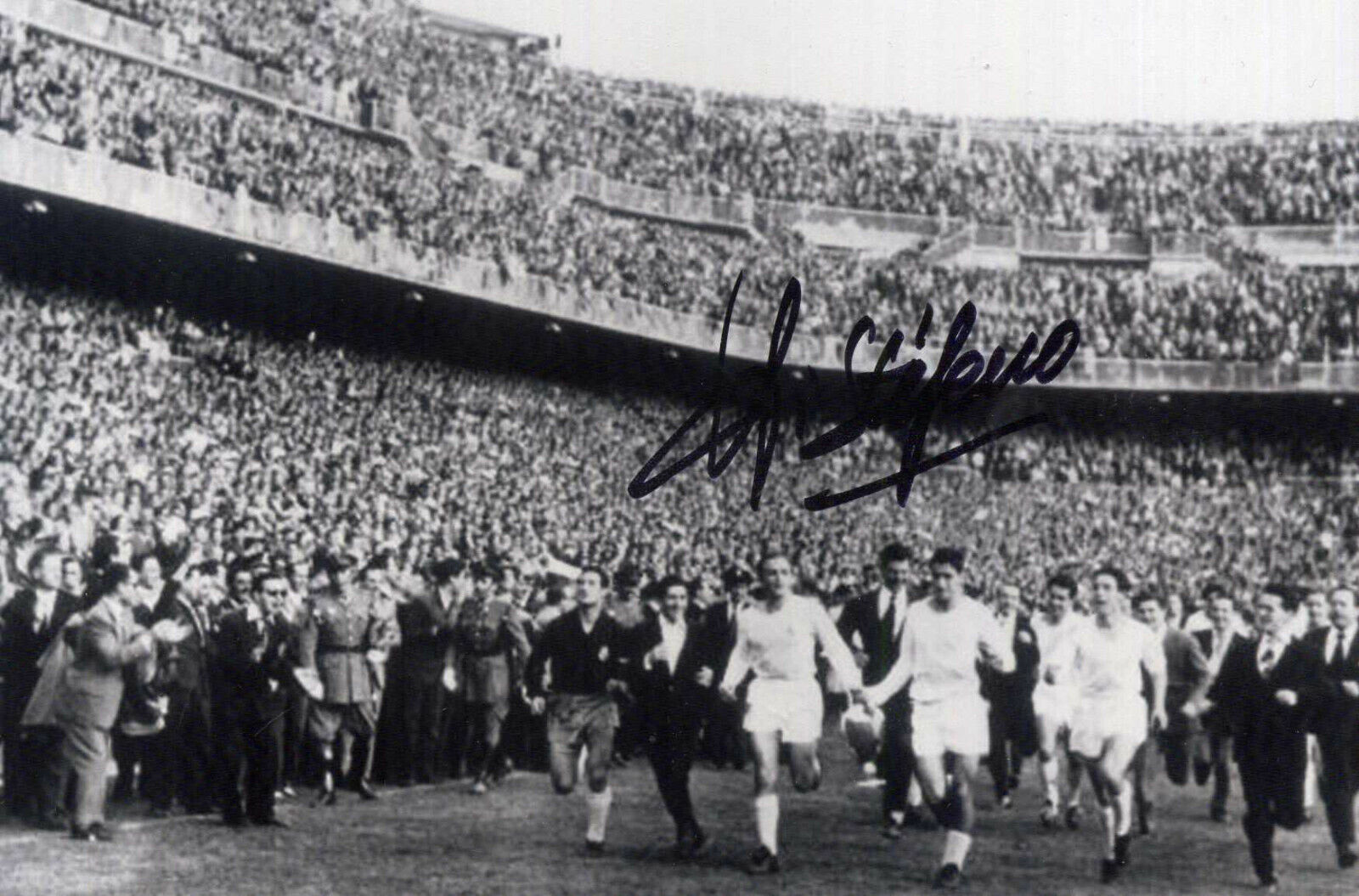 ALFREDO DI STEFANO Signed Photo Poster paintinggraph - Real Madrid / Spain Football - Preprint