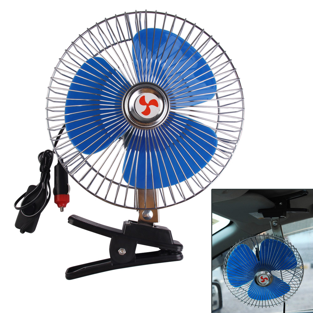 

8 Inch 12V Portable Vehicle Auto Car Fan Oscillating Car Auto Cooling Fan, 501 Original