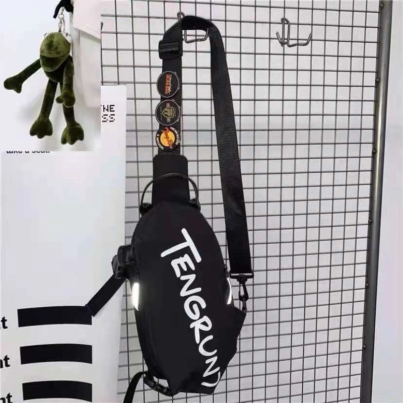 Unisex Streetwear Letter Nylon Waist Bags