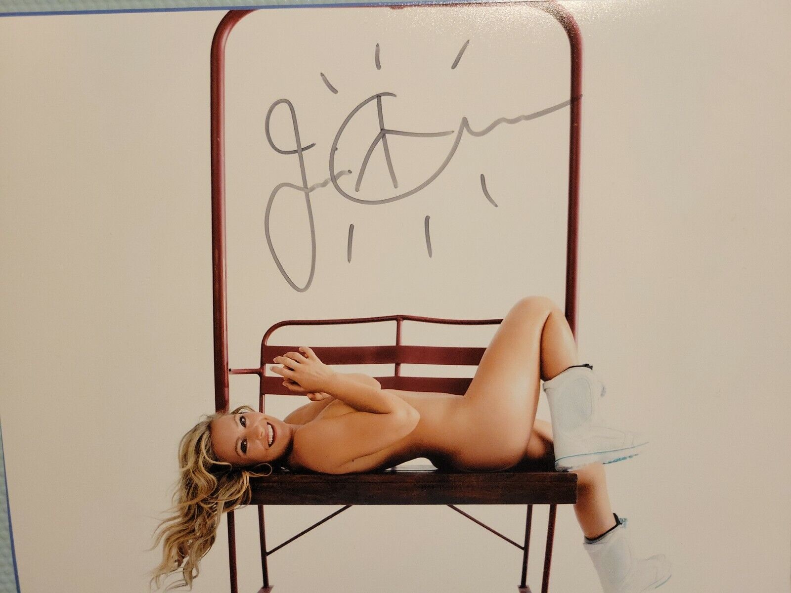 JAMIE ANDERSON SIGNED 8X10 Photo Poster painting USA OLYMPIC SNOWBOARDING