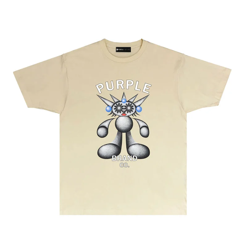 Purple 2023 new fashion T-shirt short sleeves