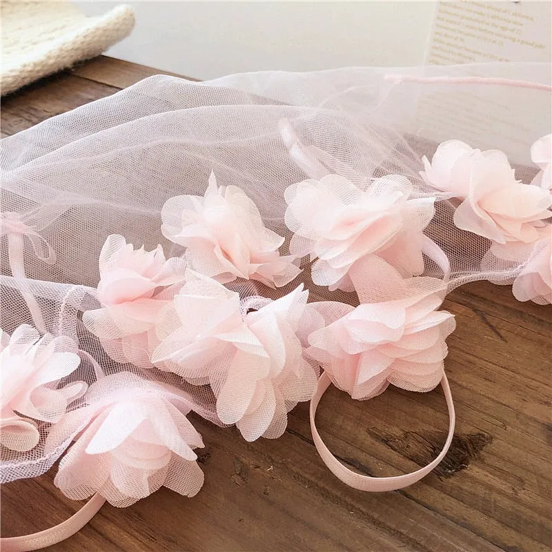 Wriufred sexy petal bud bra set silk gauze transparent vest underwear set pajamas set nightie sweet fairy