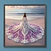 Girl With A Fancy Skirt - Partial Special Shaped Diamond Painting 30*30cm