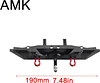 AMK Aluminum Rear Bumper with RC Trailer Hitch for 1/10 Crawler TRX4 Defender Bronco Upgrade Parts