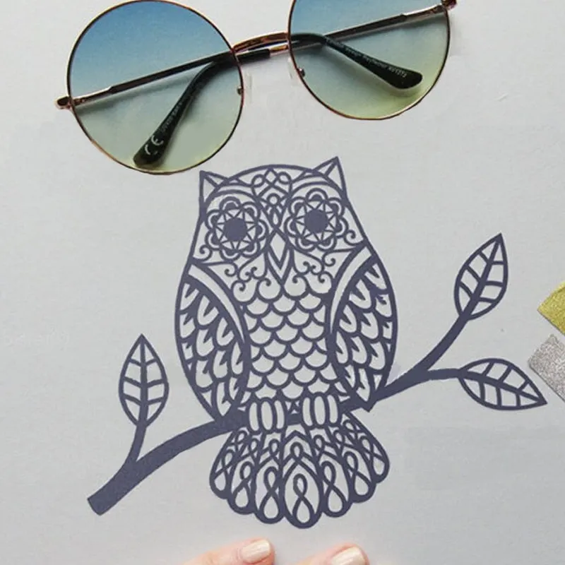 Cute Owl And Foliage Metal Cutting Dies For DIY Scrapbook Cutting Die Paper Cards Embossed Decorative Craft Die Cut New Arrival